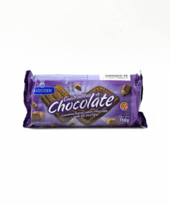 NATUZEN GALLETITA CUADRADA CHOCO. X 110 GR