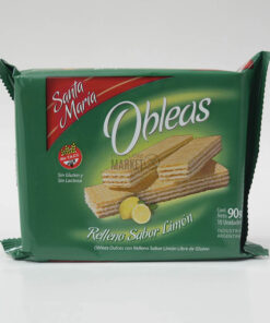 SANTA MARIA OBLEAS RELLENAS LIMON X 80 GR