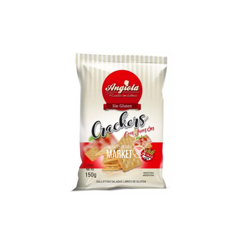 ANGIOLA CRACKERS JAMON X 150 GR - Gluten Free Market