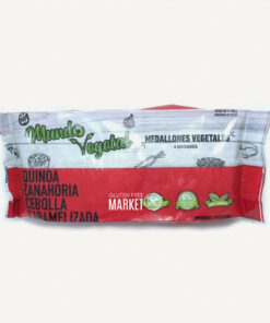 MUNDO VEGETAL MEDALLON QUINOA ZANAHORIA Y CEBOLL