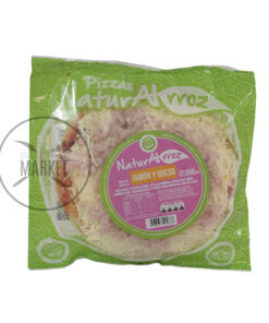 NATURALRROZ PIZZA JAMON Y QUESO X 300 GR