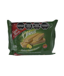 SANTA MARIA OBLEAS RELLENAS LIMON X 80 GR