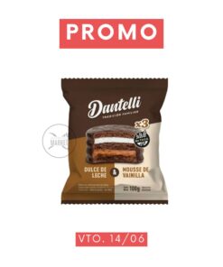 DANTELLI ALFAJOR TRIPLE C/ MOUSSE DE VAINILLA Y DD