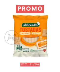 MOLINOS ALA TOSTADAS INTEGRALES X 150 GR