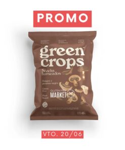 GREEN CROPS SNACKS HONGOS Y PIMIENTA NEGRA X 45 GR