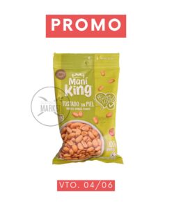 KING MANI TOSTADO SIN SAL X 100 GR