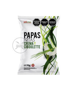 JULICROC PAPAS FRITAS CREMA Y CIBOULETTE X 70 GR